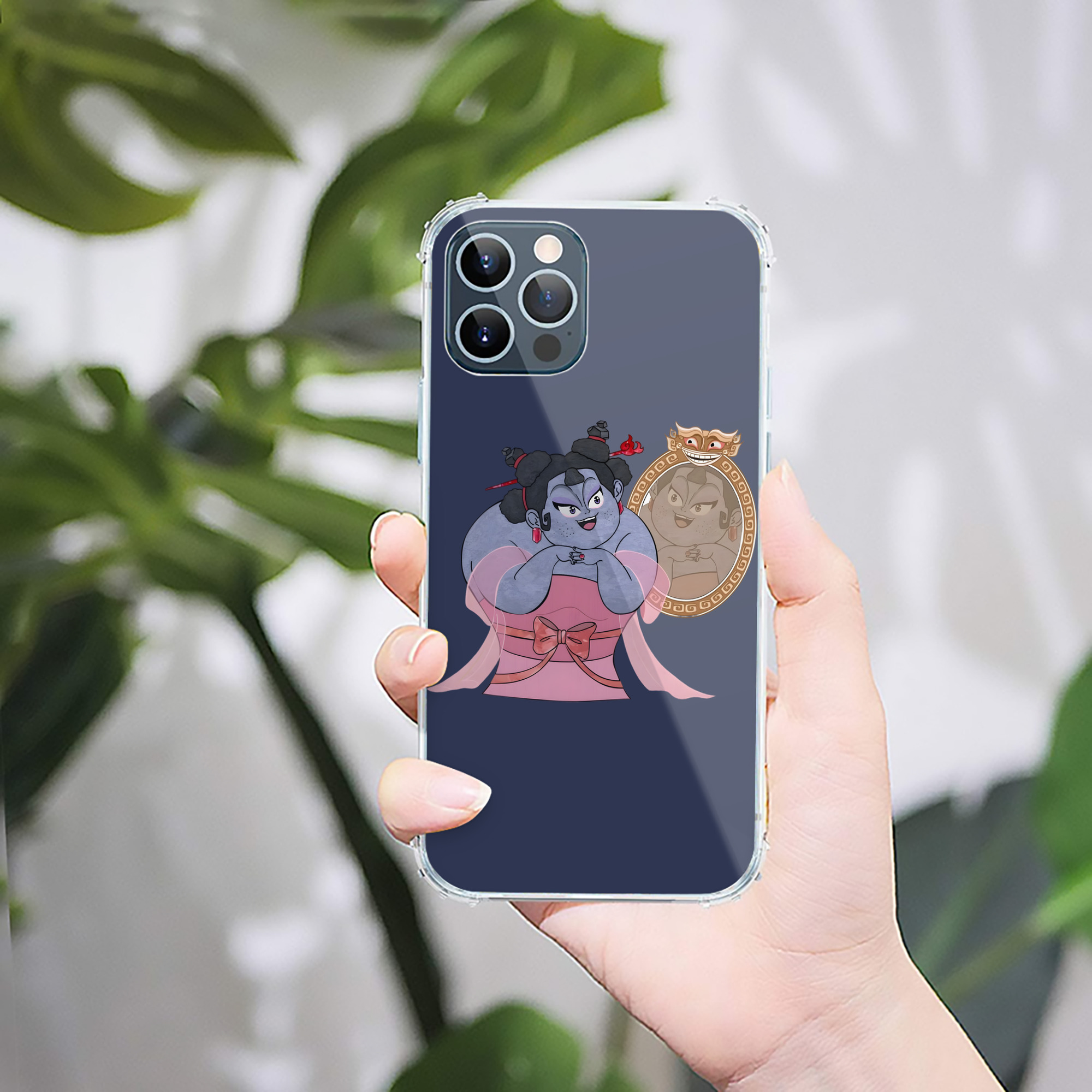 （画像用） Ne Zha 2 ナタ 魔童の大暴れ 【iPhone 12シリーズ対応】透明スマホケース（クリアソフトケース）